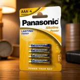 Батарейка Panasonic ALKALINE POWER лужна AAA блістер, 4 шт. (LR03REB/4BPR) — фото 1