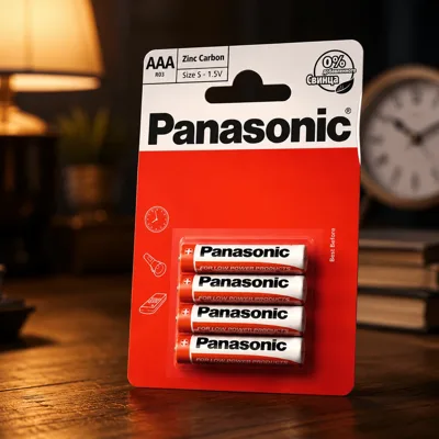 Батарейка PANASONIC R03 Zinc-Carbon 1x4 шт.