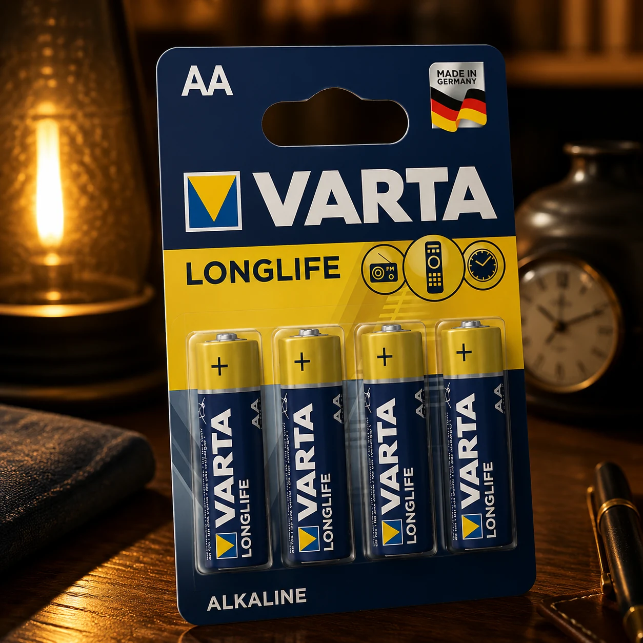 Батарейка VARTA LONGLIFE AA BLI 4 — Батарейки, годинники, лампи