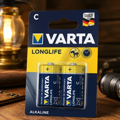 Батарейка VARTA LONGLIFE C BLI 2 (04114101422)