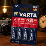 Батарейка Varta Longlife Max Power AA bli 4 alkaline — фото 1