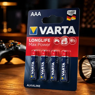 Батарейка Varta Longlife Max Power AAA bli 4 alkaline