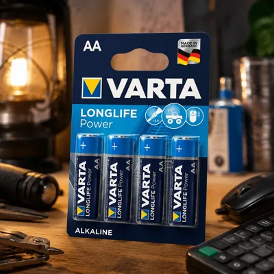 Батарейка VARTA LONGLIFE POWER AA BLI 4 ALKALINE