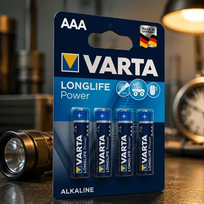 Батарейка VARTA LONGLIFE Power AAA BLI 4 ALKALINE