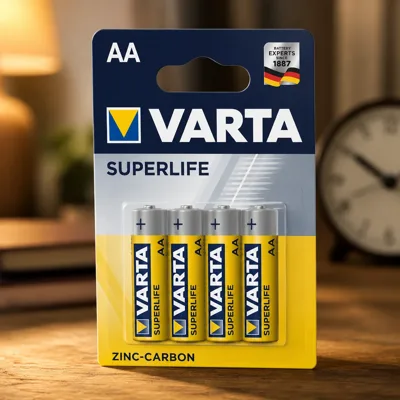 Батарейка VARTA SUPERLIFE AA BLI 4 ZINC-CARBON