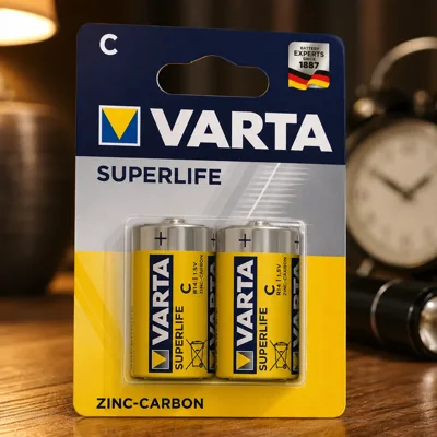 Батарейка VARTA SUPERLIFE C BLI 2