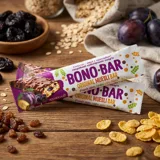 Батончик-мюслі з чорносливом глазурований кондитерською глазурю Bono-Bar 40 гр — фото 1