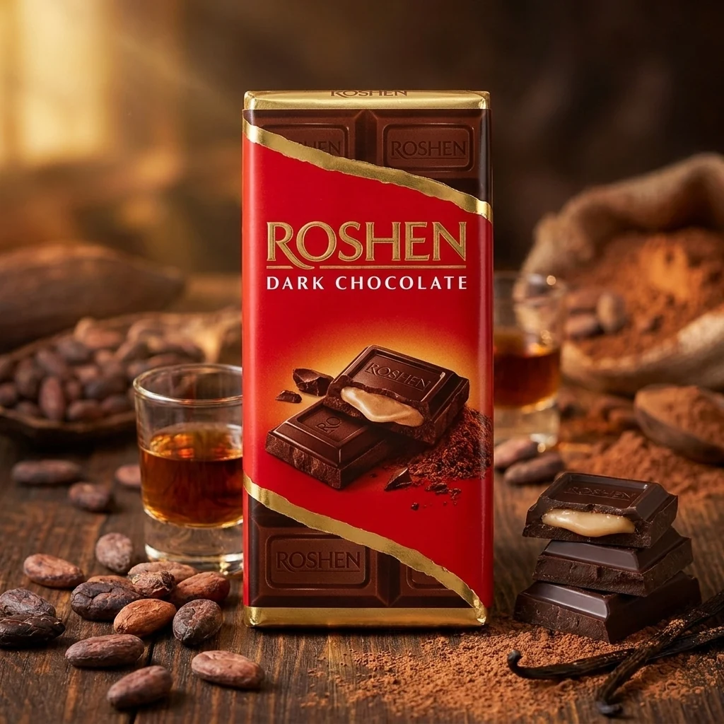 Батончик ROSHEN з начинкою 43г