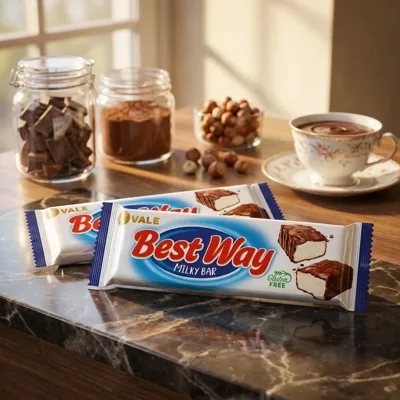 Батончик з суфле глазурований шоколадною глазурю Best Way 30гр