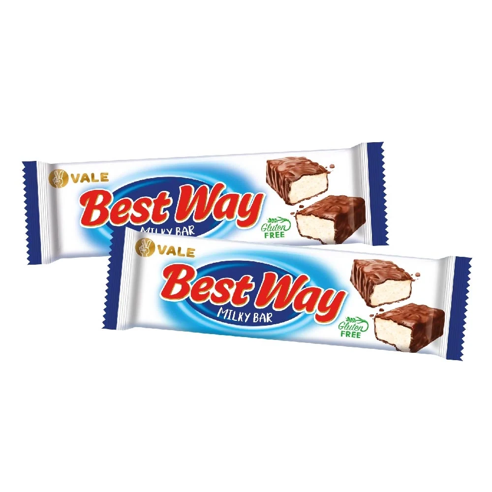 Батончик з суфле глазурований шоколадною глазурю Best Way 30гр — фото 2