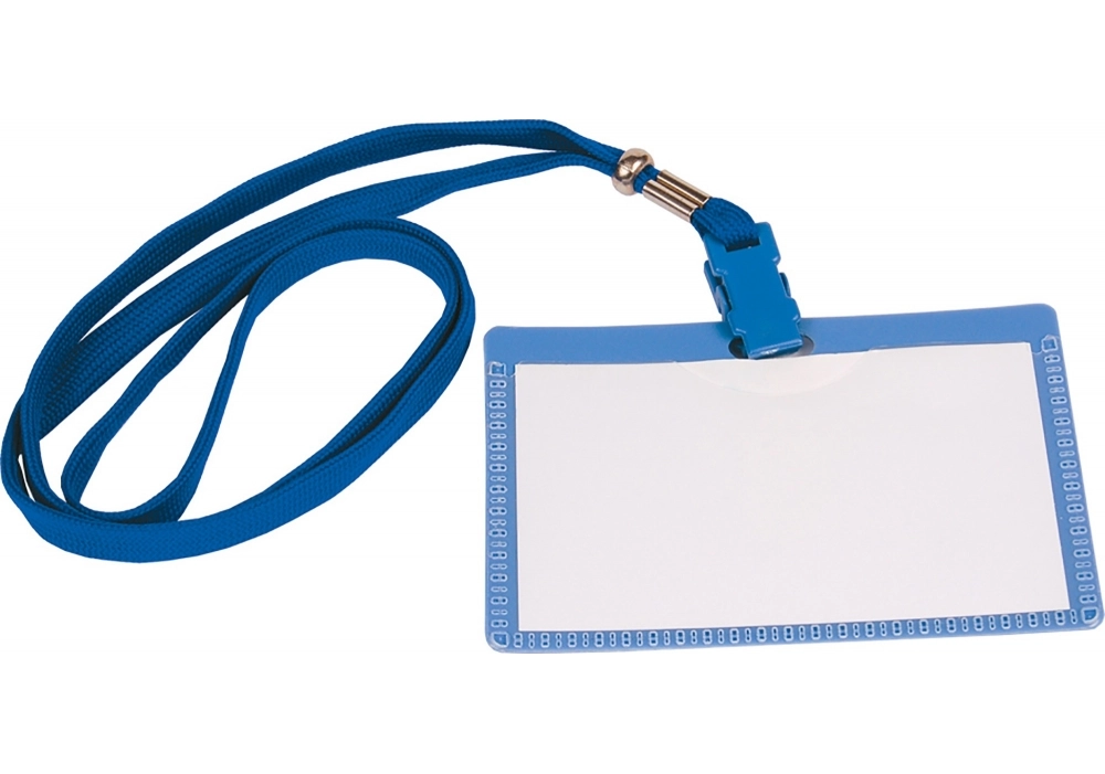 Бейдж горизонтальний на стрічці Economix 90x55мм — фото 2