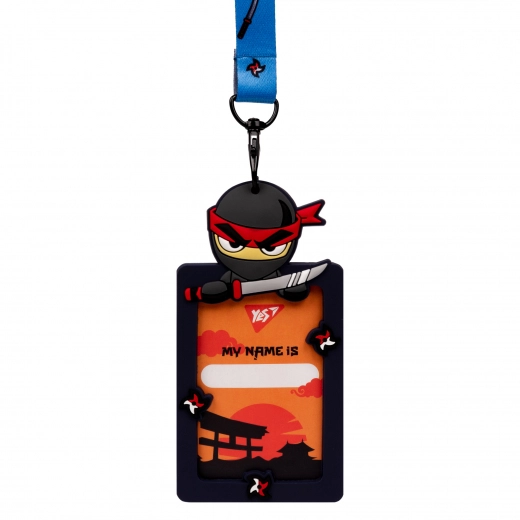 Бейдж силіконовий на стрічці YES Ninja — фото 2