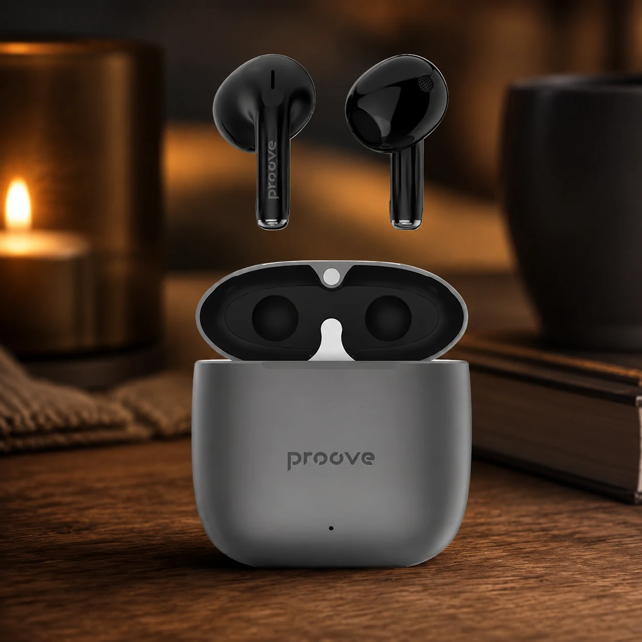 Бездротові навушники Proove Cold Sound 2 TWS gray/black — Мобільна техніка