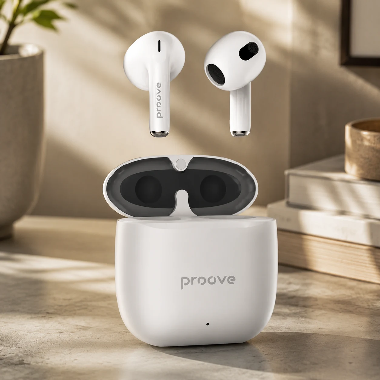 Бездротові навушники Proove Cold Sound 2 TWS silver/white — Мобільна техніка