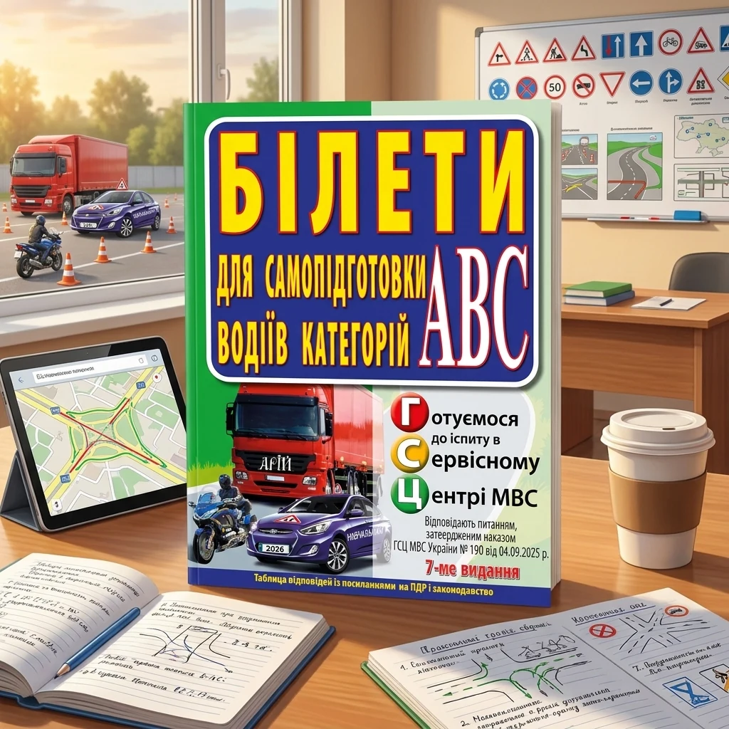Білети для самопідготовки водіїв категорії АВ. Дерех