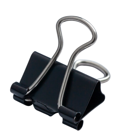 Біндер 15 мм чорний (12 шт) — фото 2