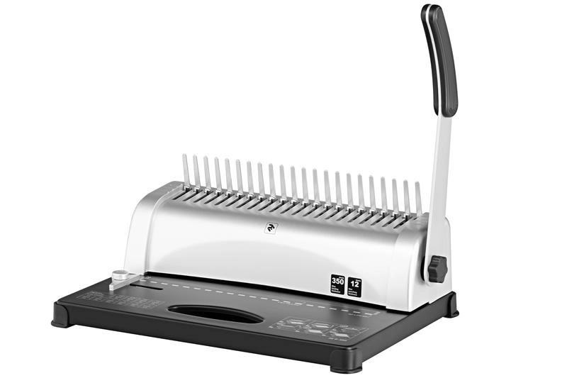 Біндер 2E B-350, перфорація 12стор, палітурка 350стор, 21 ніж — фото 2