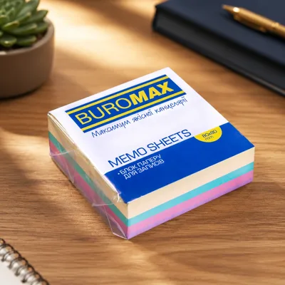 Блок паперу Декор непроклеєний 80х80х30мм BM.2273 Buromax