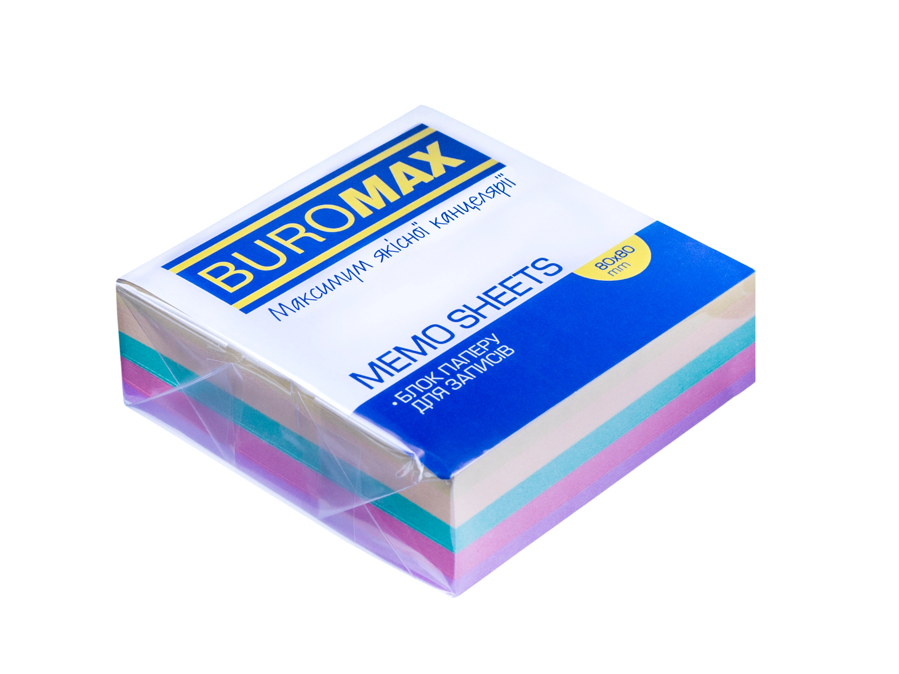 Блок паперу Декор непроклеєний 80х80х30мм BM.2273 Buromax — фото 2