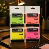Блок паперу NEON з клейким шаром BUROMAX 80аркушів асорті BM.2316-98 — фото 1