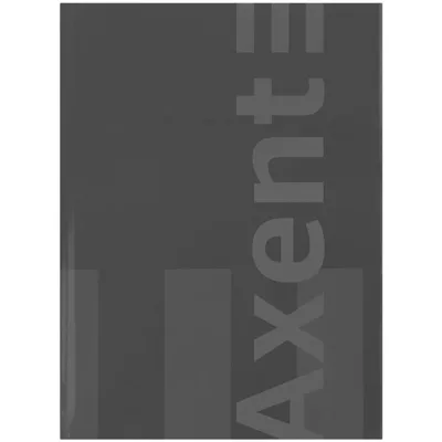 Блокнот А4 Axent 203х273 мм 96 аркушів клітинка One color сіра 8426-4-A