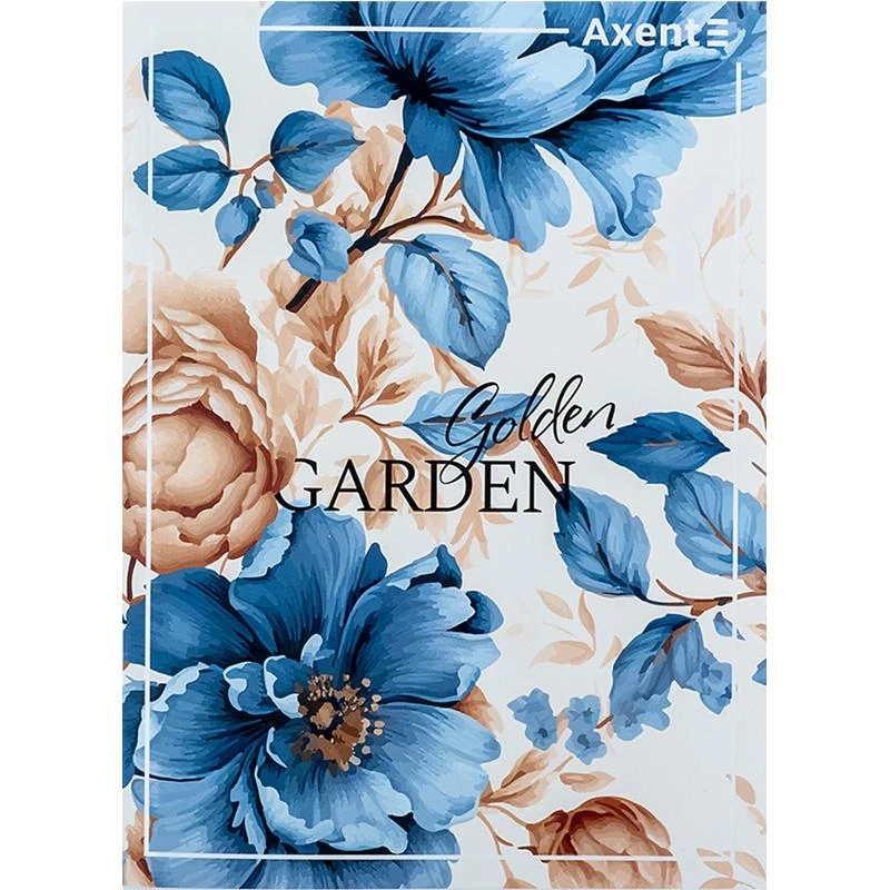 Блокнот А4 Axent 96 аркушів клітинка Golden Garden — Блокноти та щоденники