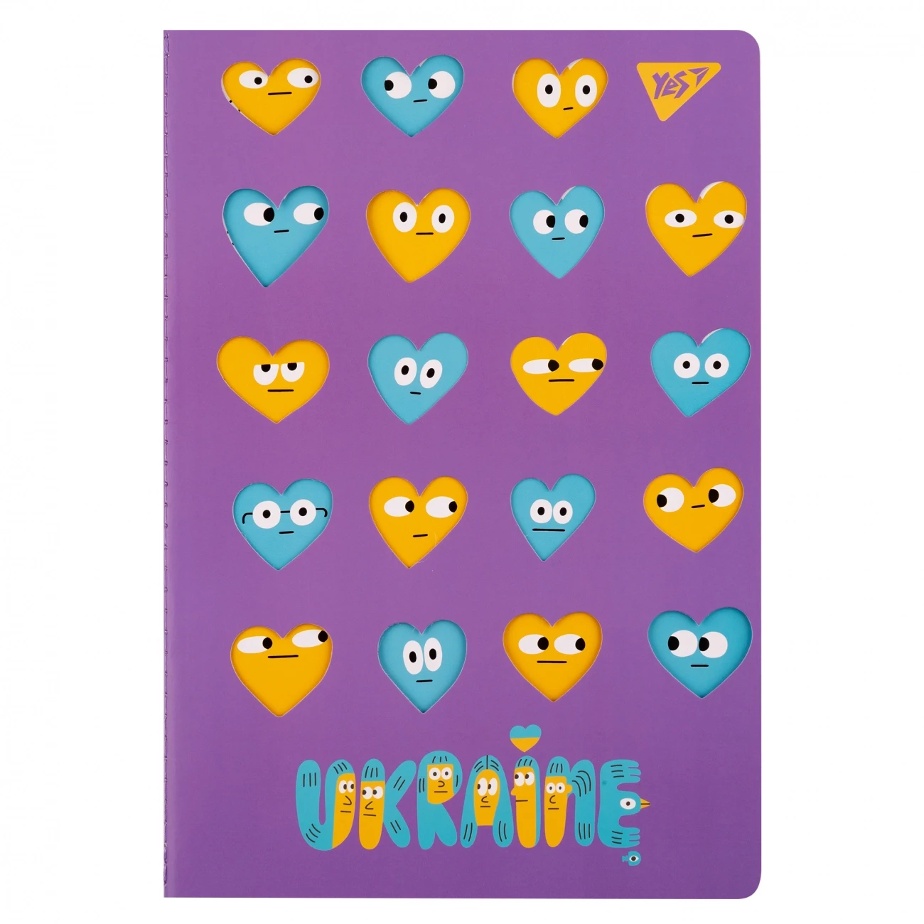 Блокнот А4 Yes 40 аркушів Stand with Ukraine клітинка