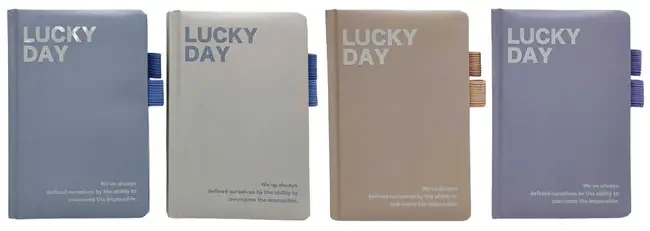Блокнот А5 80 аркушів, лінія, тверда обкладинка "Lucky Day" — фото 2