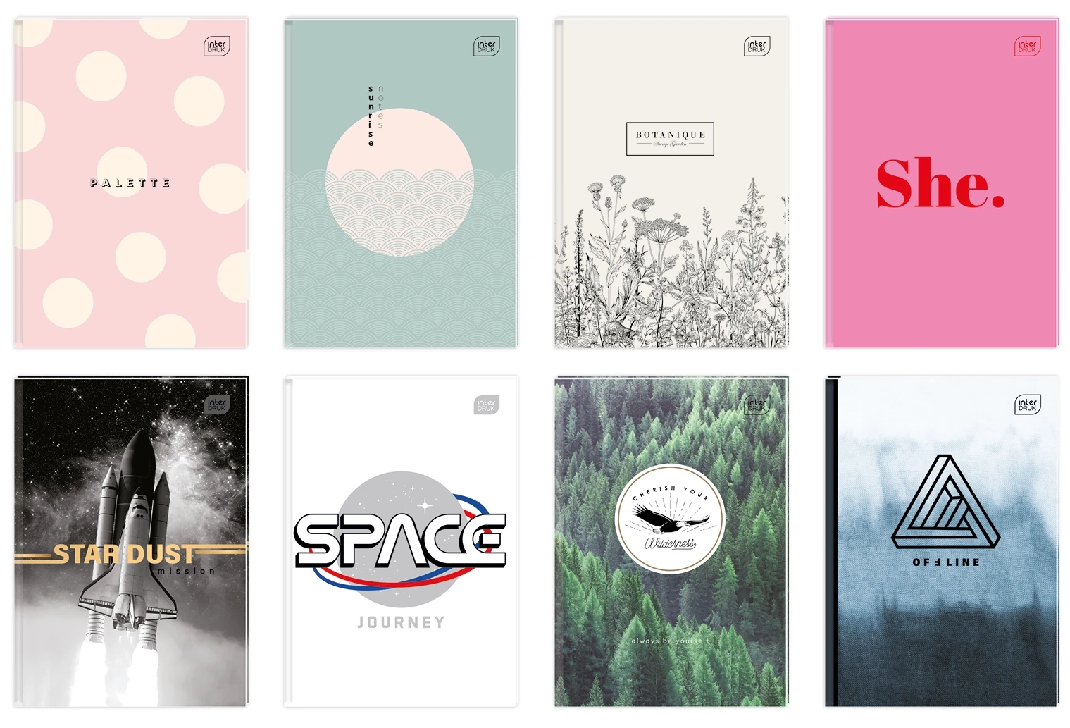 Блокнот А5 96 аркушів лінійка Interdruk