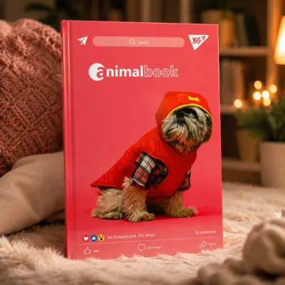 Блокнот А5 Yes 64 аркуші 7БЦ Animalbook лінія