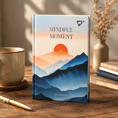Блокнот А5 Yes 96 аркушів 7БЦ Mindful moment клітинка 152051