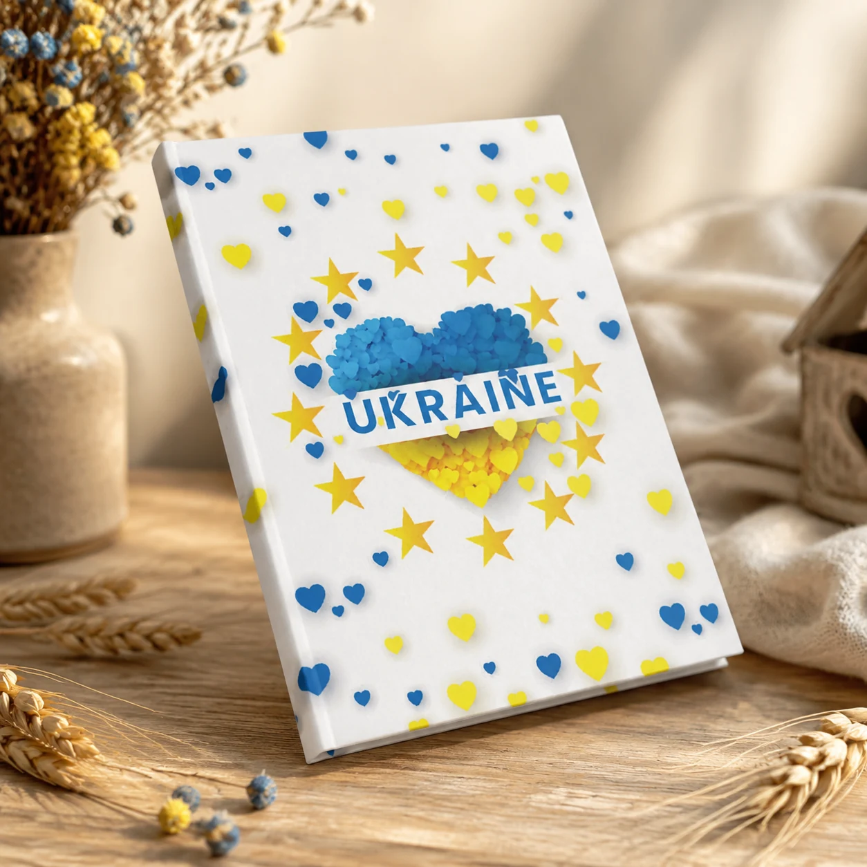 Блокнот А6 Аркуш клітинка 48 аркушів тверда обкл Україна асорті 1В2915 — Українська символіка