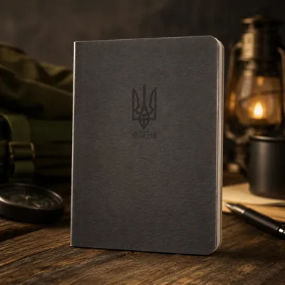 Блокнот A6 Buromax Military 64 аркуші клітинка графіт BM.296190-50