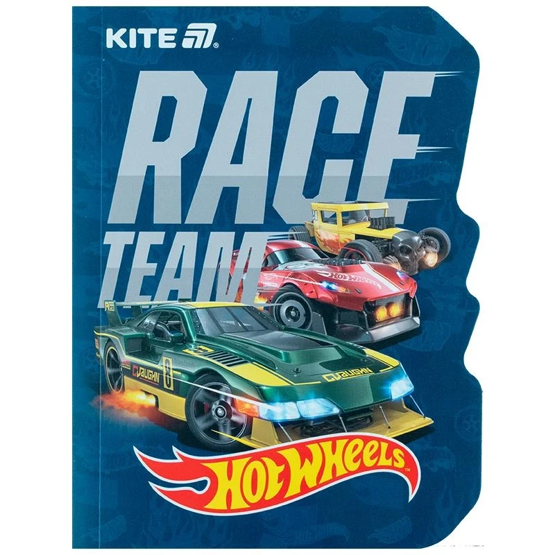 Блокнот А6 Kite Hot Wheels 60 аркушів з вирубкою — фото 2