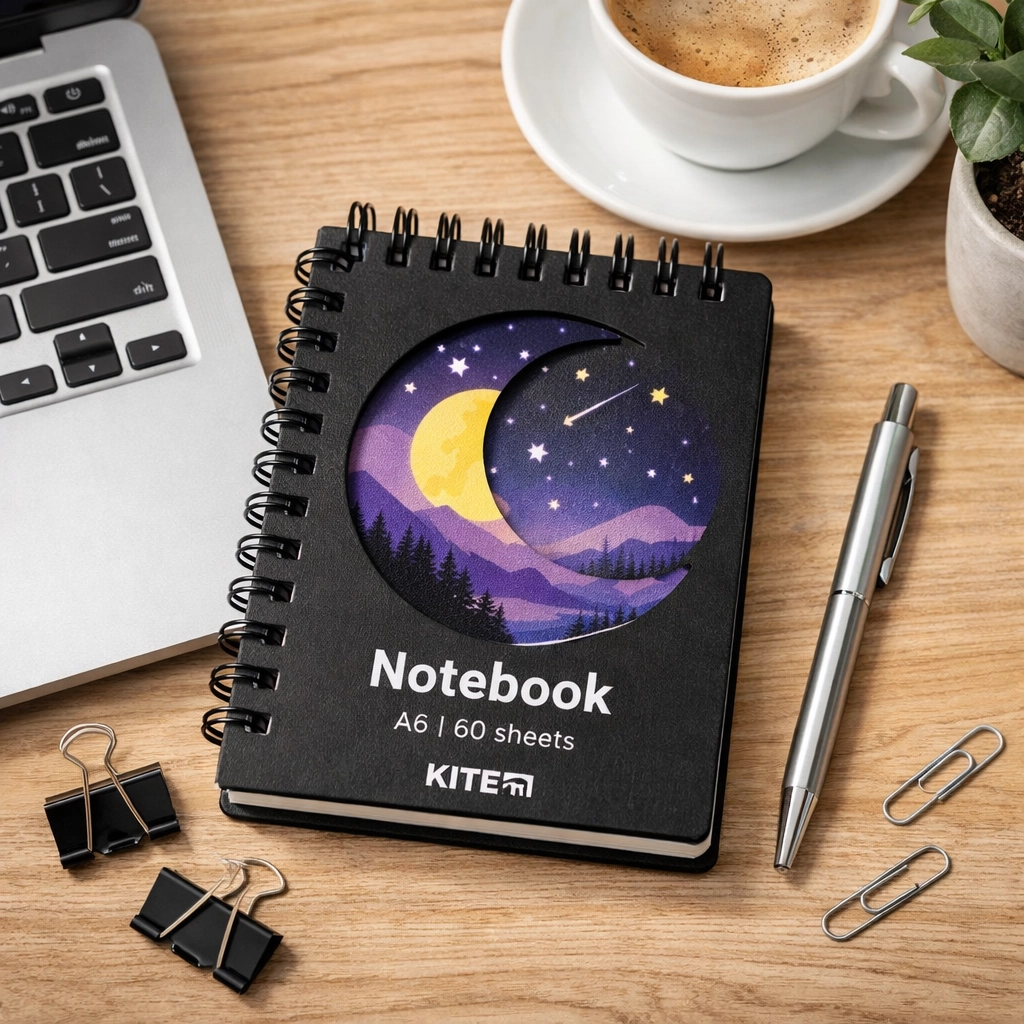 Блокнот А6 Kite 60 аркушів з вирубкою NT