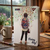 Блокнот А6 Yes 64 аркуші інтегральна обкладинка Rainy day клітинка 152085 — фото 1