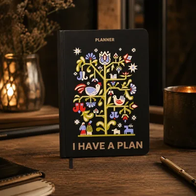 Блокнот для планування I HAVE A PLAN mini з орнаментом orner-3013