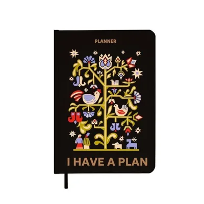 Блокнот для планування I HAVE A PLAN mini з орнаментом orner-3013