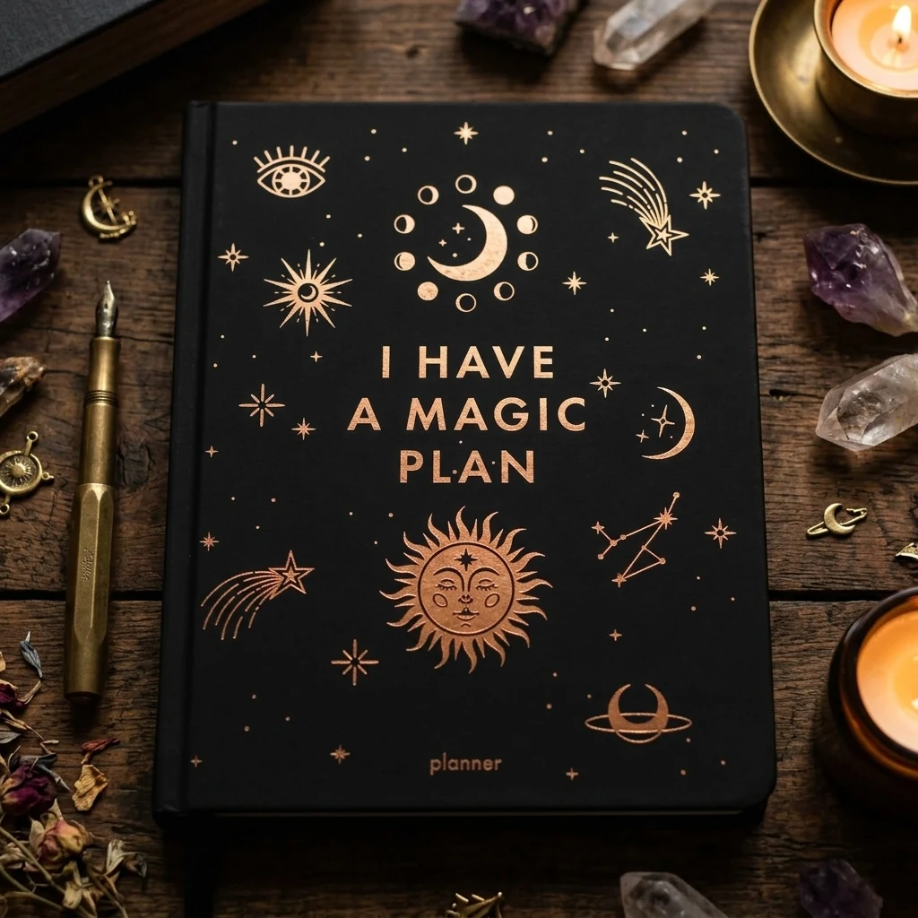 Блокнот для планування "I have MAGIC plan" black 210 * 165 мм
