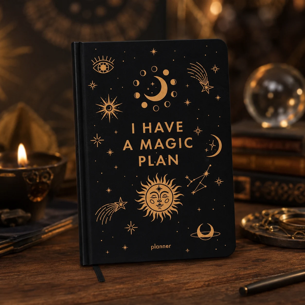Блокнот для планування I have MAGIC plan mini чорний orner-3008 — 