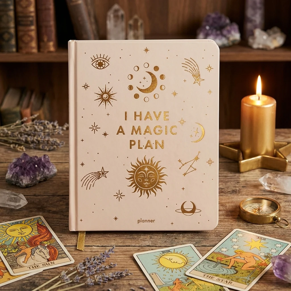 Блокнот для планування "I have MAGIC plan" tarot beige 210 * 165 мм