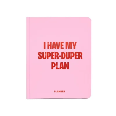 Блокнот для планування I HAVE MY SUPER-DUPER PLAN рожевий orner-2745