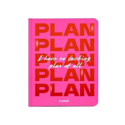 Блокнот для планування I HAVE NO PLAN AT ALL рожевий orner-2744
