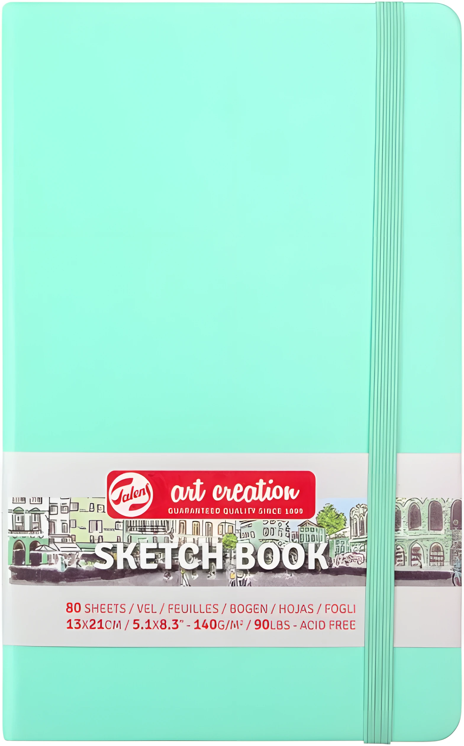Блокнот для графіки Talens Art Creation 140г/м2 13*21см 80л Fresh Mint Royal Talens