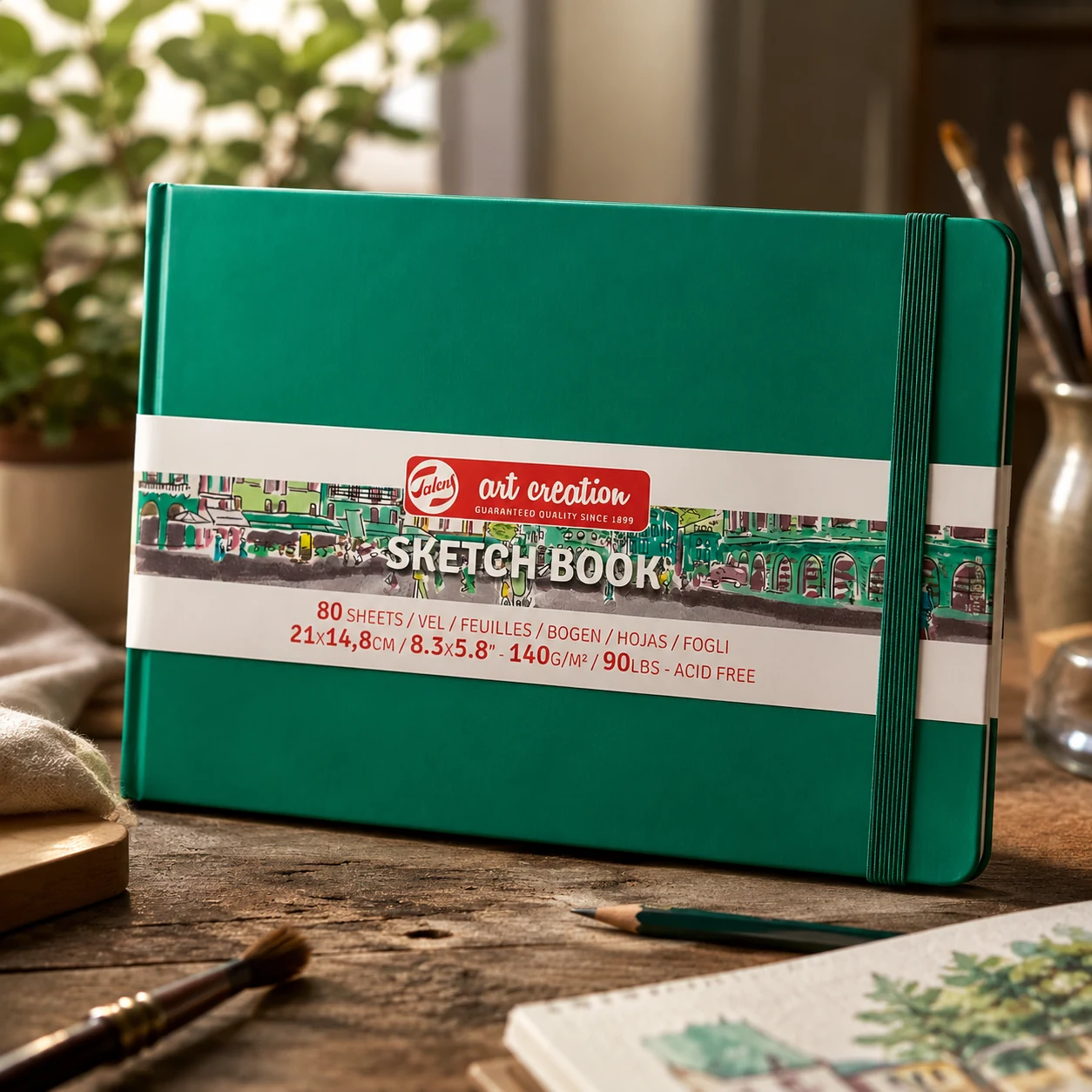 Блокнот для графіки Talens Art Creation Forest Green — Живопис