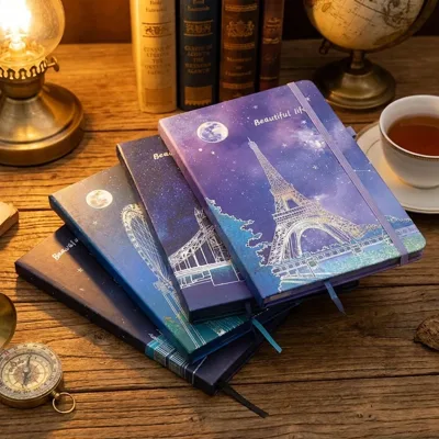 Блокнот на гумці А5 Європа 14х21см 80г 80P 5703-14