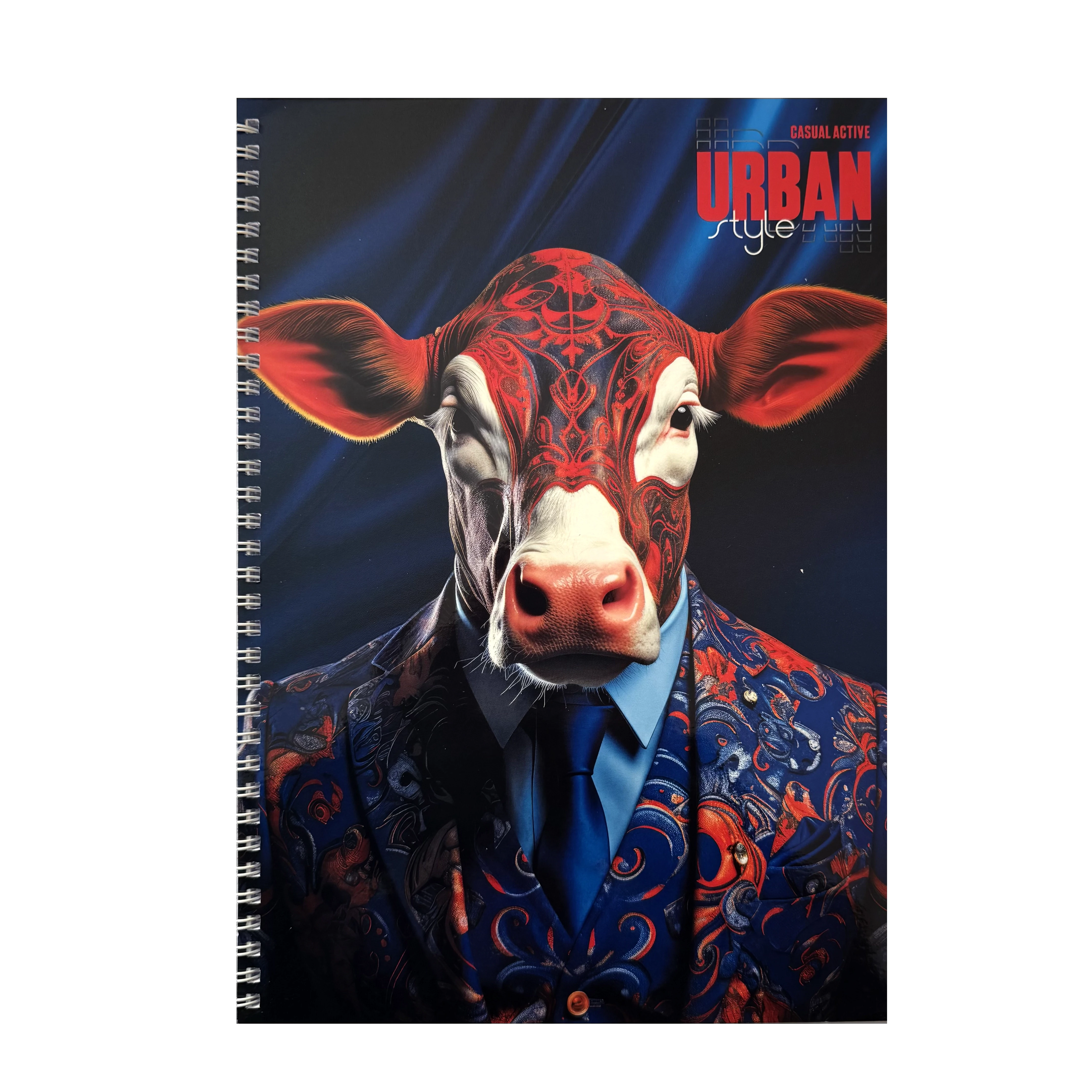 Блокнот A4 на спіралі 96 аркушів клітинка Офіс Центр — Блокноти та щоденники