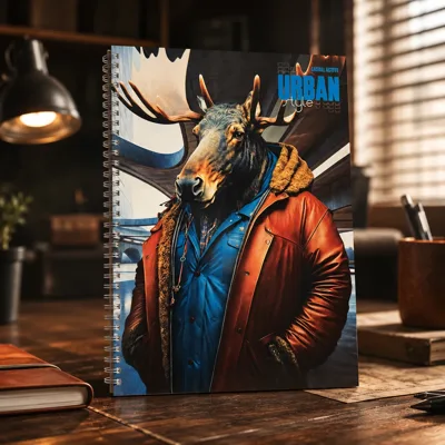 Блокнот на пружині А4 Офіс Центр Elk 96 аркушів клітинка офсет ОС-96005
