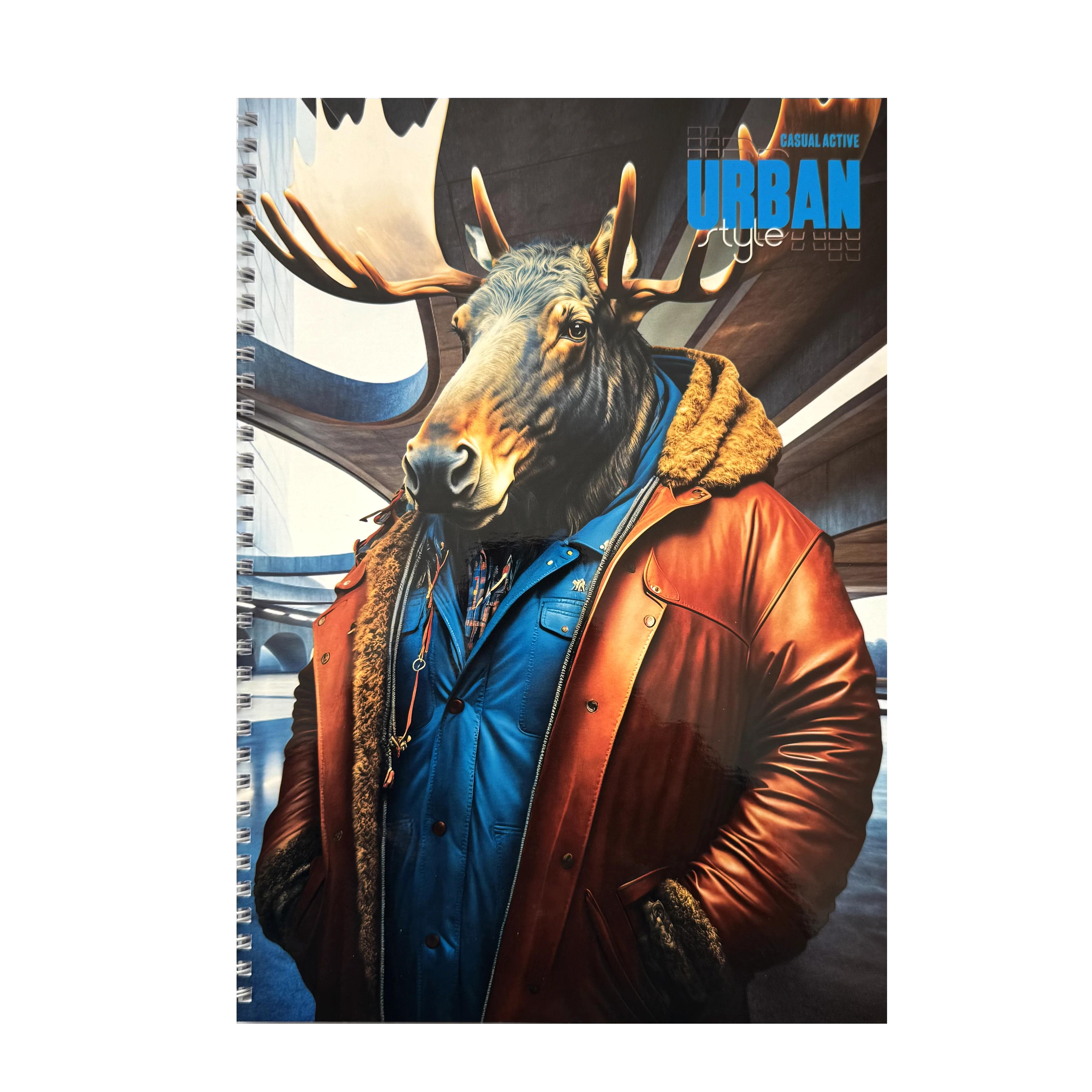 Блокнот на пружині А4 Офіс Центр Elk 96 аркушів клітинка офсет ОС-96005