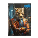 Блокнот на спіралі А4 Офіс Центр Fierce Tiger 96 аркушів — фото 2